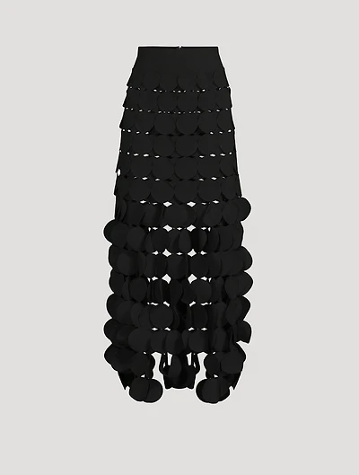 Multi-Circle Maxi Skirt