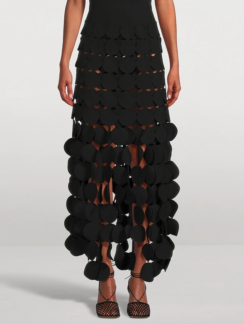 Multi-Circle Maxi Skirt