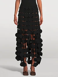 Multi-Circle Maxi Skirt