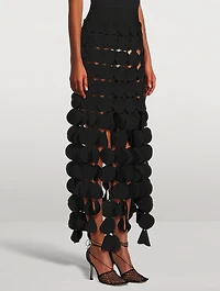 Multi-Circle Maxi Skirt