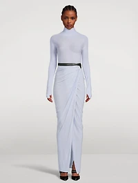 Sheer Mockneck Bodysuit