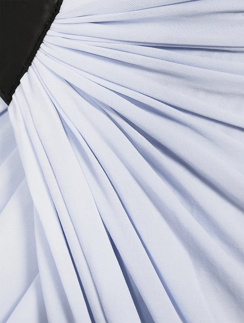 Draped Maxi Skirt
