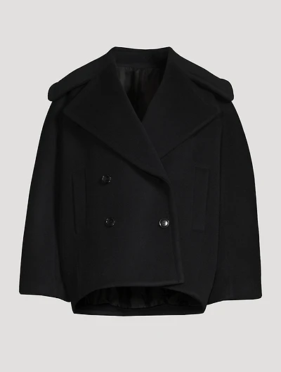 Double-Breasted Wool Coat