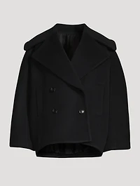 Double-Breasted Wool Coat