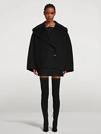 Double-Breasted Wool Coat