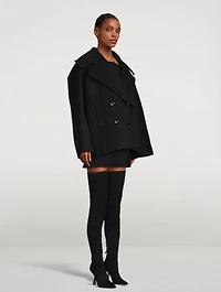 Double-Breasted Wool Coat