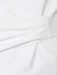 Wrapped Poplin Shirt Dress