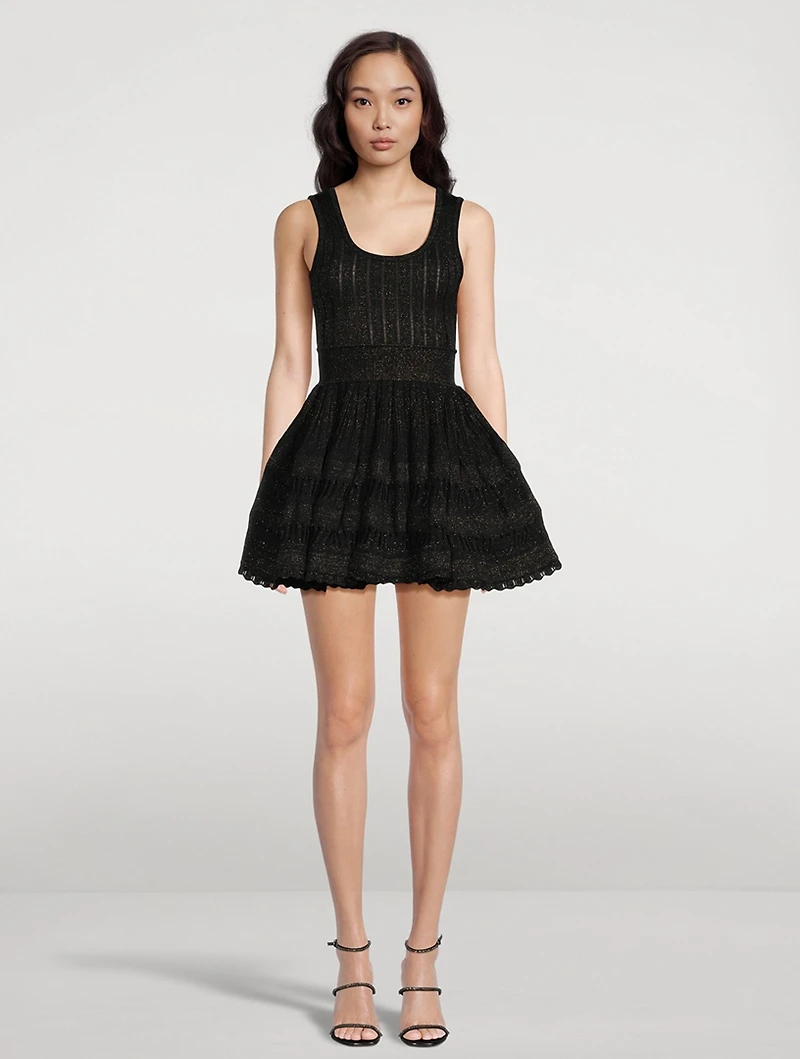 Lurex Crinoline Mini Dress