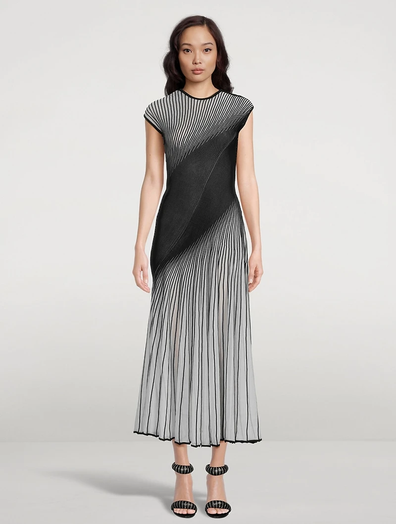 Twisted Table Midi Dress