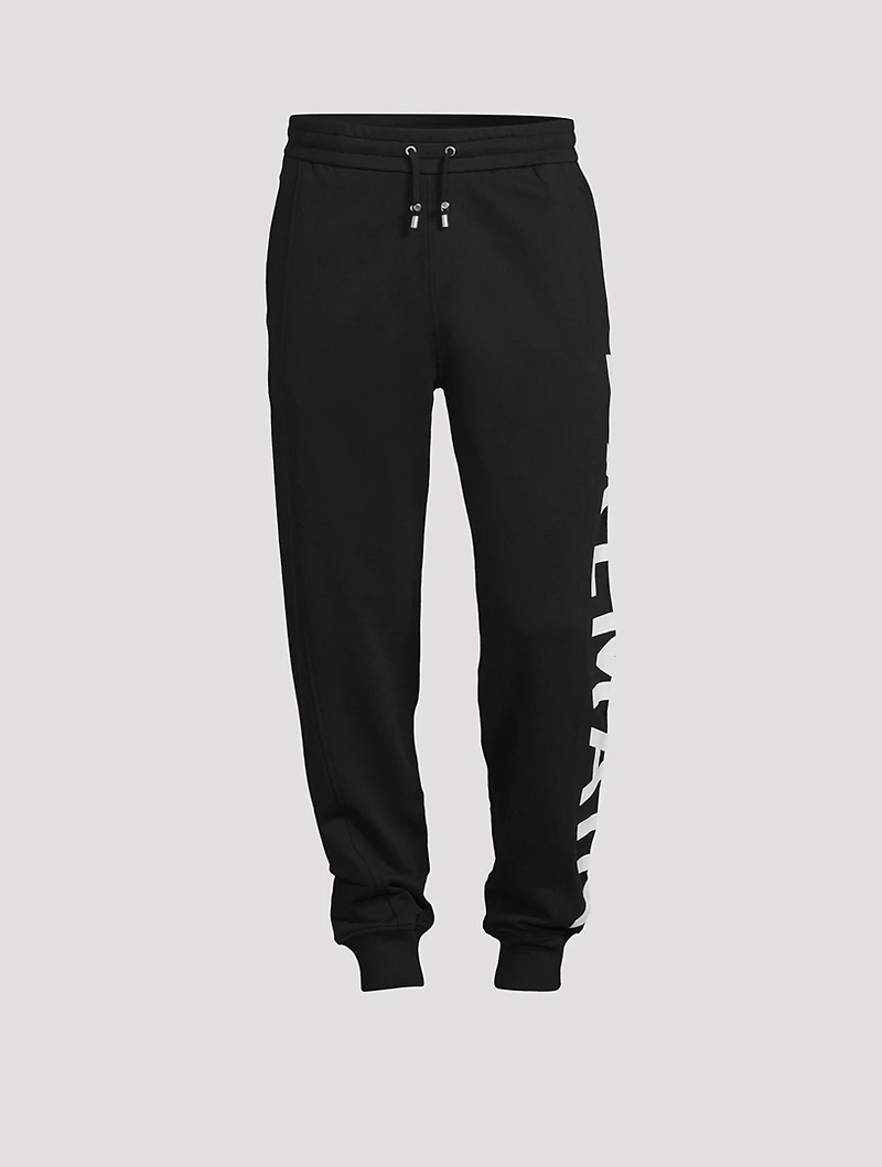 Cotton Sweatpants With Side Logo