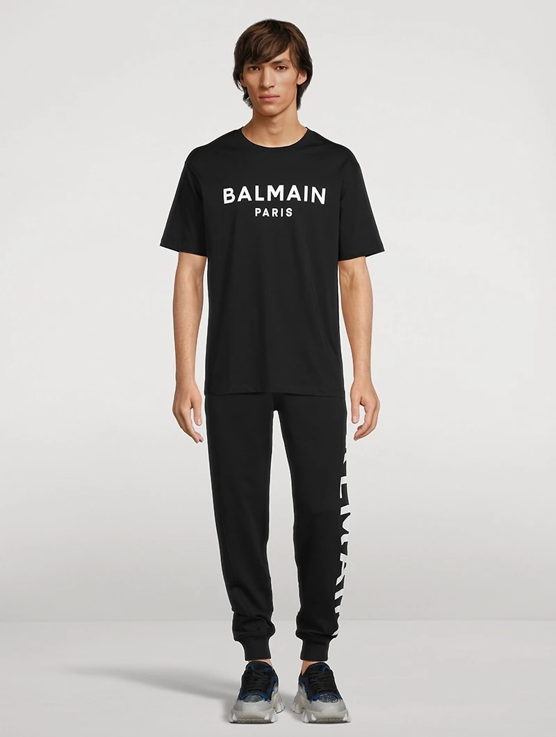 Cotton Sweatpants With Side Logo