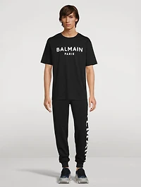 Cotton Sweatpants With Side Logo