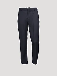 Wool Straight-Leg Pants