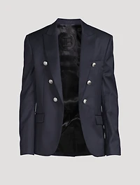 Wool Six-Button Jacket