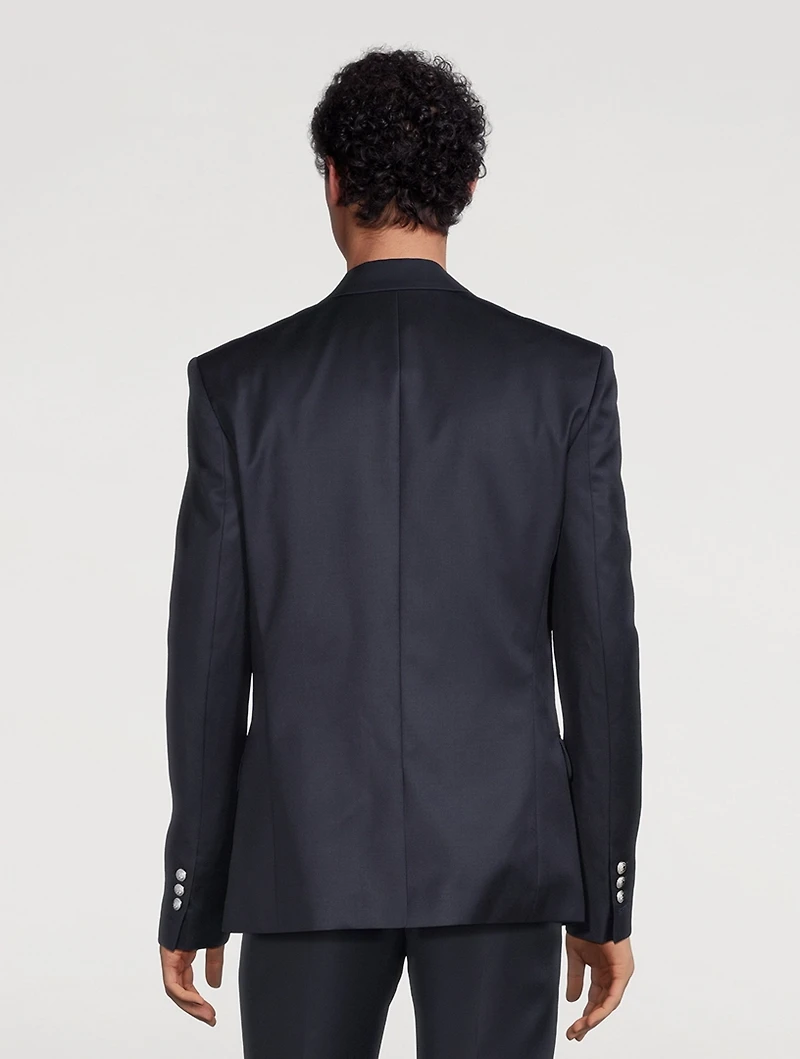 Wool Six-Button Jacket