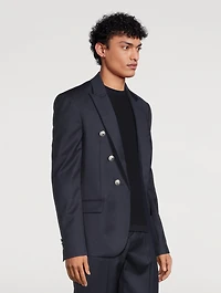 Wool Six-Button Jacket