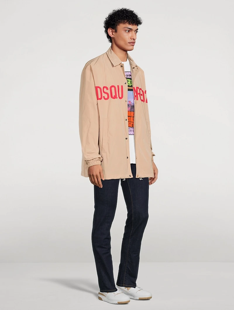 Coach Jacket With Logo