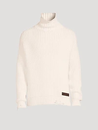 Broken Stitch Double Knit Sweater