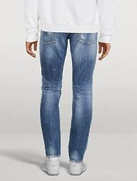 Cool Guy Patchwork Skinny Jeans