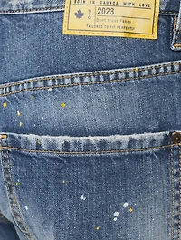 Cool Guy Patchwork Skinny Jeans