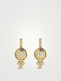 18K Gold Classic Diamond Earrings