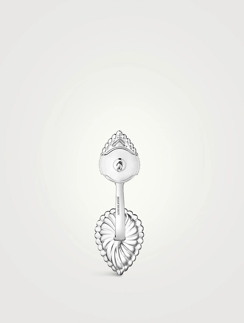 S And XS Serpent Bohème 18K Gold Single Stud Earring With Diamonds