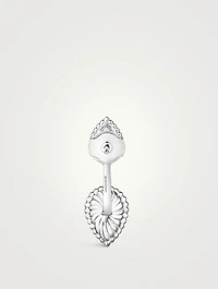 S And XS Serpent Bohème 18K Gold Single Stud Earring With Diamonds
