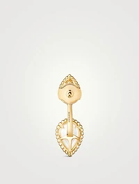 S And XS Motif Serpent Bohème Stud Earring With Mother-Of-Pearl And Diamonds