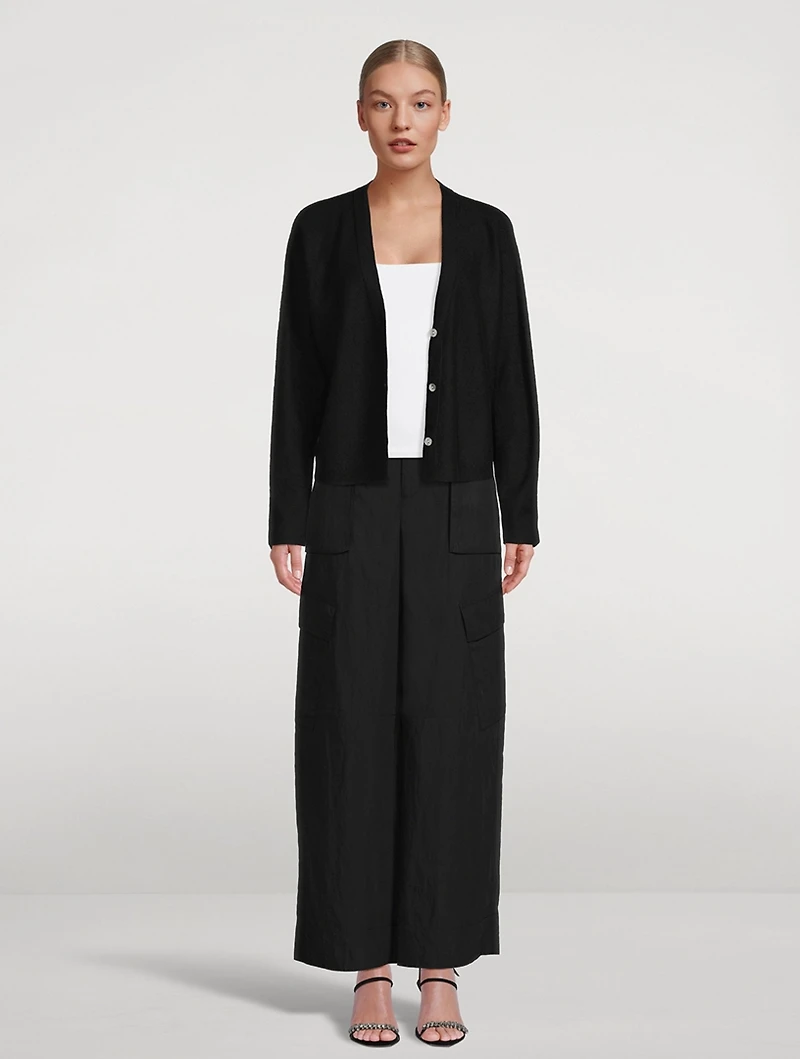 Mid-Rise Cargo Trousers