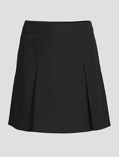 Pleated Mini Skirt