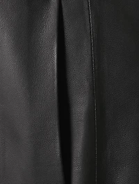 Leather Midi Dress