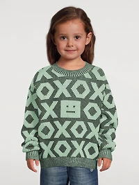 Kozu XOXO Wool-Cotton Sweater