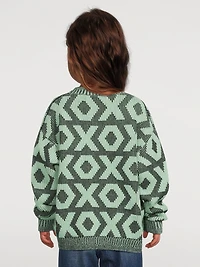 Kozu XOXO Wool-Cotton Sweater