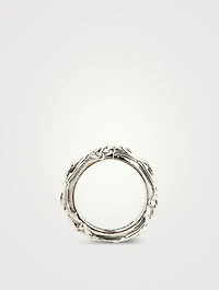 Silver Arabesque Band Ring