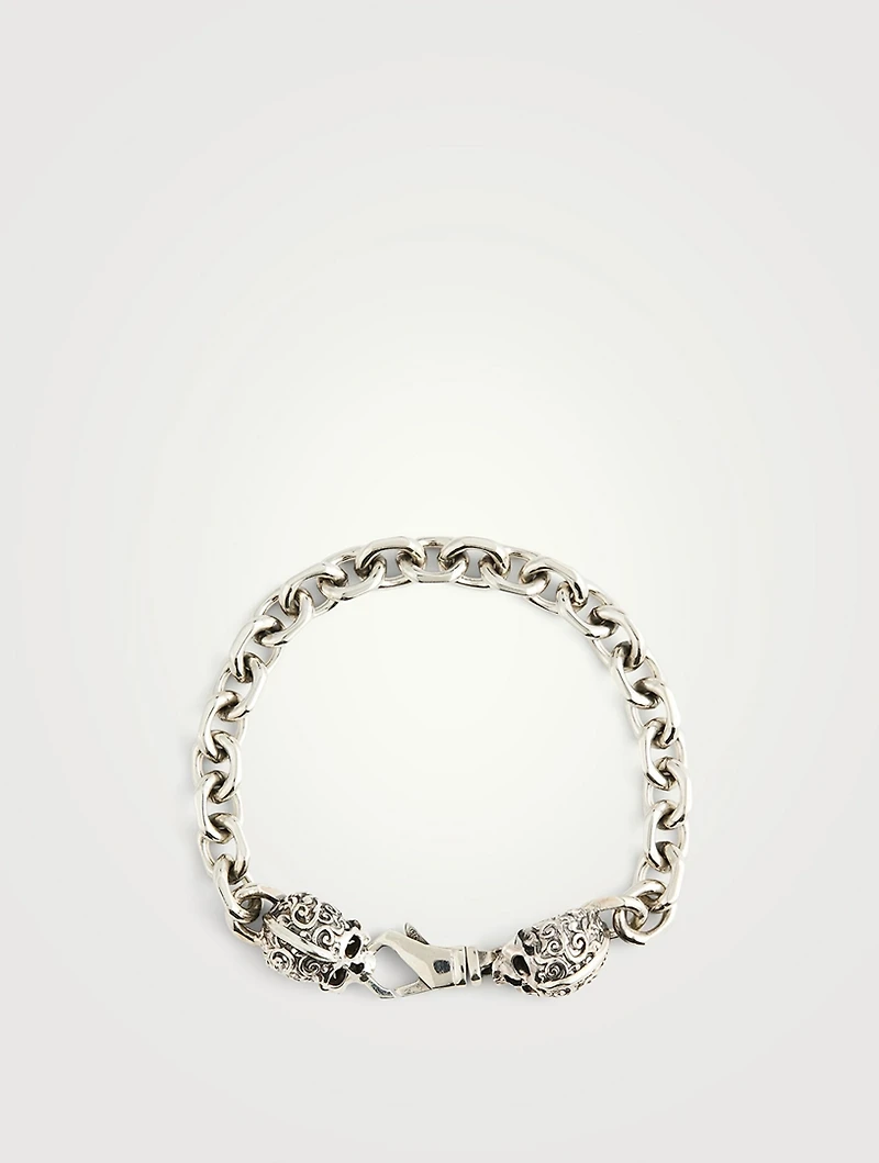Silver Skulls Bracelet