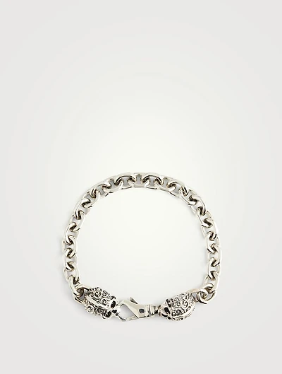 Silver Skulls Bracelet