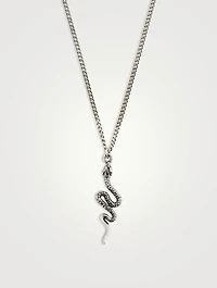 Serpens Silver Pendant Necklace