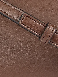 VLOGO Leather Clutch