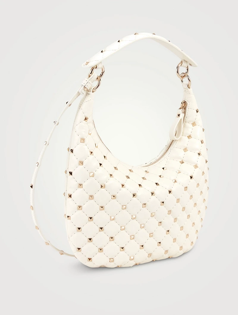 Small Rockstud Spike Leather Shoulder Bag