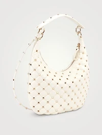 Small Rockstud Spike Leather Shoulder Bag