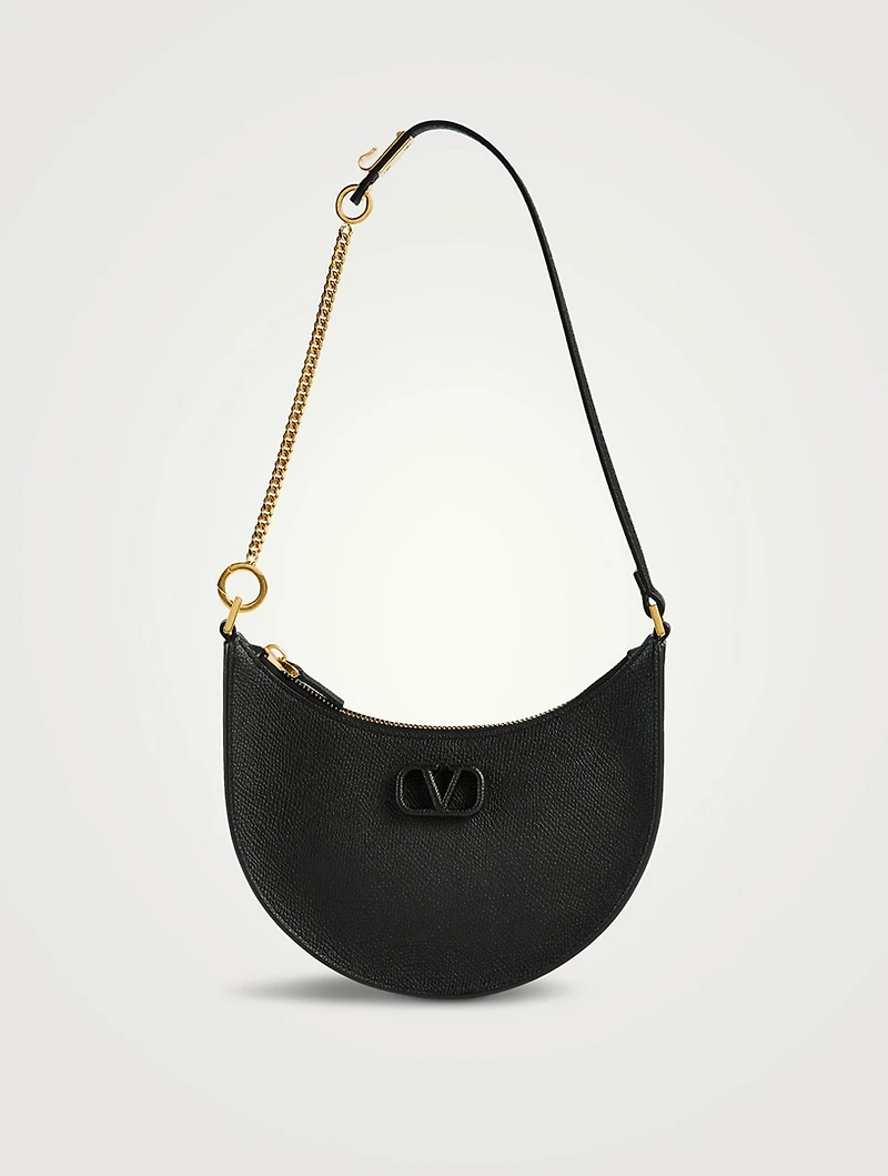 Mini VLOGO Leather Shoulder Bag