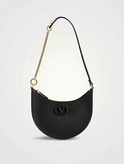 Mini VLOGO Leather Shoulder Bag