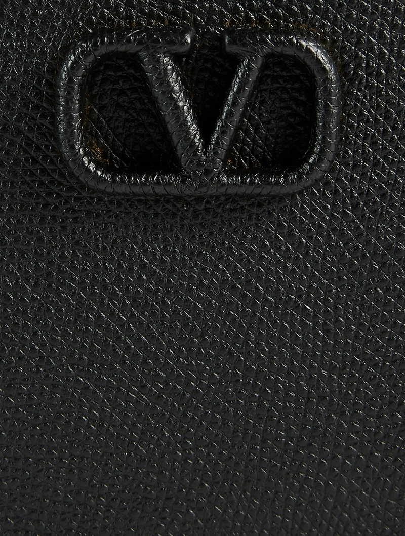 Mini VLOGO Leather Shoulder Bag