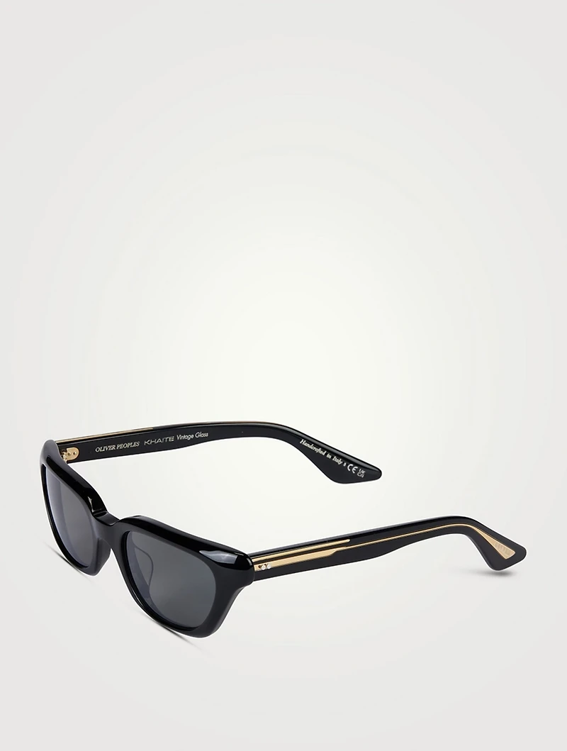 Oliver Peoples x Khaite 1983C Rectangular Sunglasses