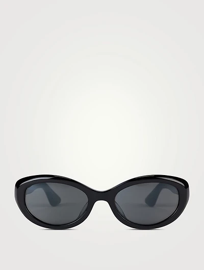 Oliver Peoples x Khaite 1969C Oval Sunglasses