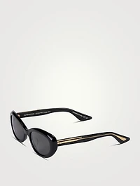 Oliver Peoples x Khaite 1969C Oval Sunglasses