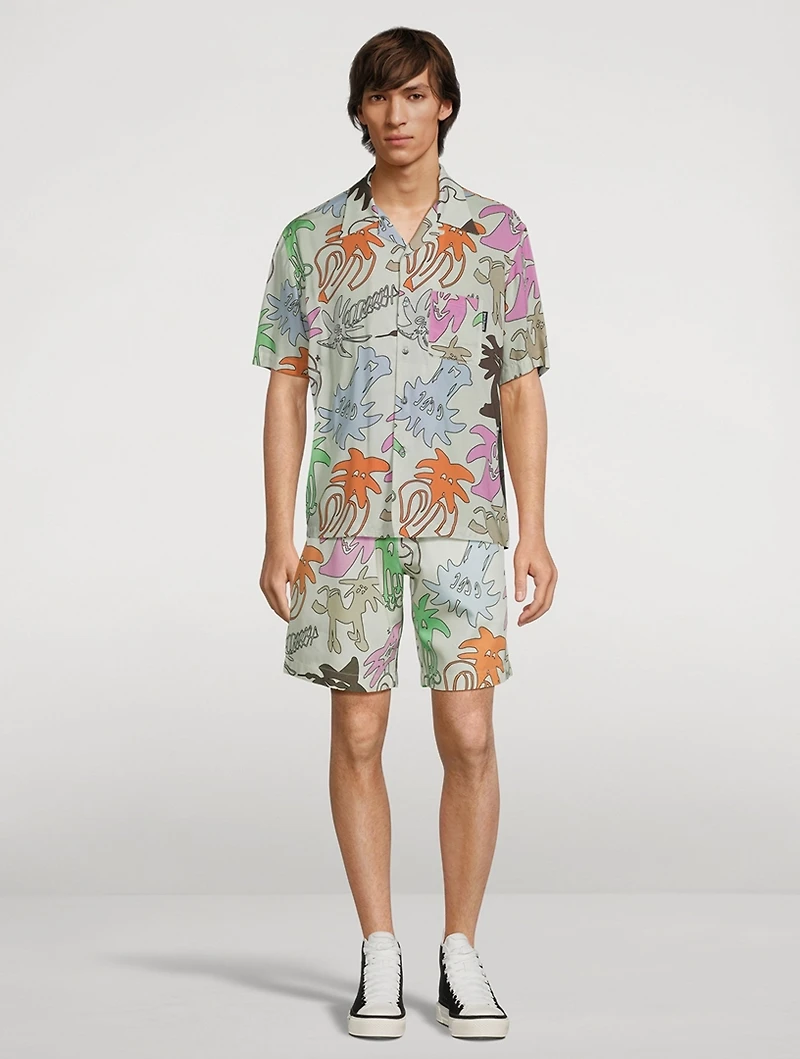 Palmity Allover Bowling Shirt