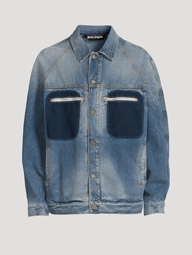 Reserve Dye Loose Denim Jacket