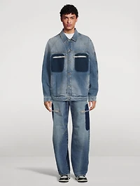 Reserve Dye Loose Denim Jacket