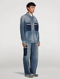 Reserve Dye Loose Denim Jacket